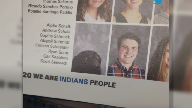 Teen student's service dog featured in high school yearbook