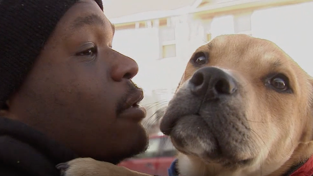 Homeless man stayed on streets to protect his dog now has an apartment and a job