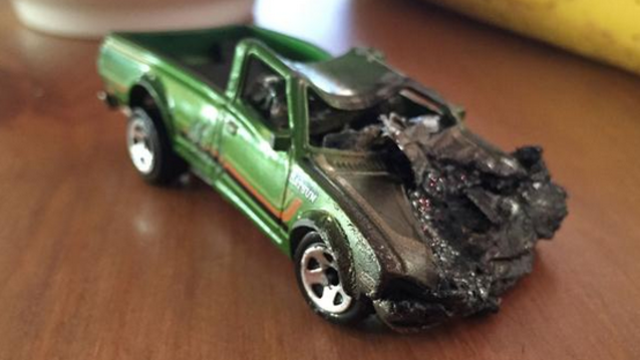 An anti-drunk driving campaign is putting wrecked toy cars in cereal boxes
