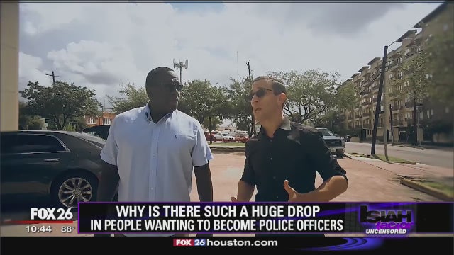 Significant drop in people wanting to become police officers