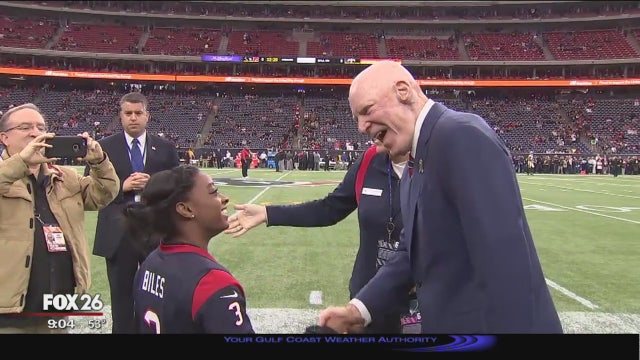 Spring's Biles has a banner day at Texans game