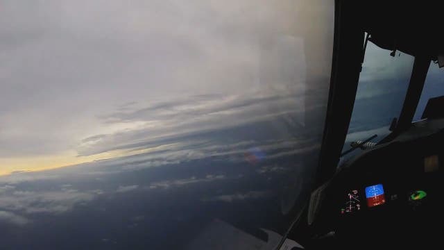 VIDEO: Hurricane Hunters fly through Hurricane Irma