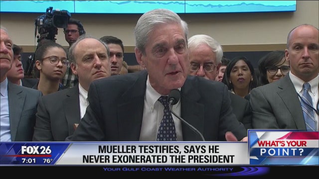 Fallout from the Mueller testimony - What's Your Point?