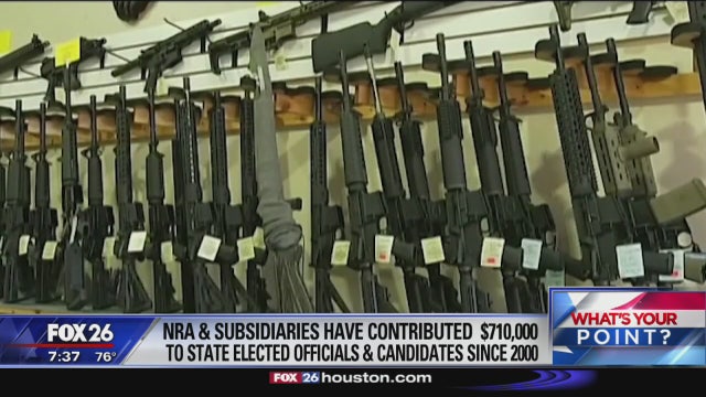 NRA, Texas, gun rights and gun control - What's Your Point?