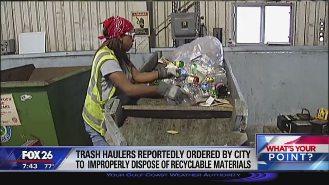 2.5 million pounds of recyclable material dumped into a landfill - What's Your Point?