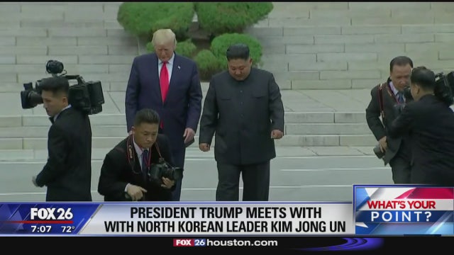 President Trump steps into North Korea - What's Your Point?