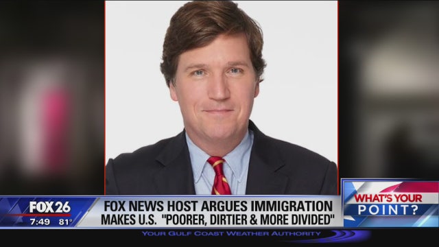 Did Tucker Carlson cords the line - what's your point?