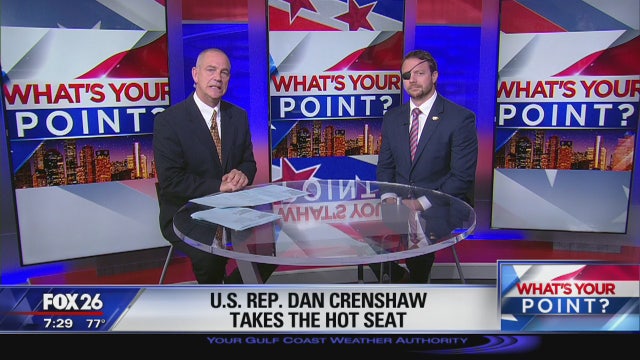 U.S. Representative Dan Crenshaw in the hot seat- What's Your Point?