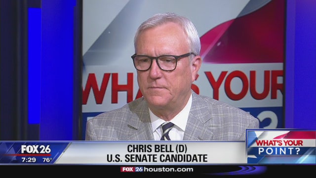 U.S. Senate candidate Chris Bell in the hot seat - What's Your Point?