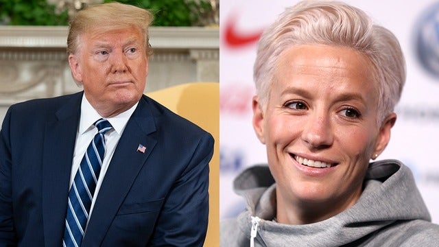 Trump says US soccer star Megan Rapinoe's protest during national anthem is wrong