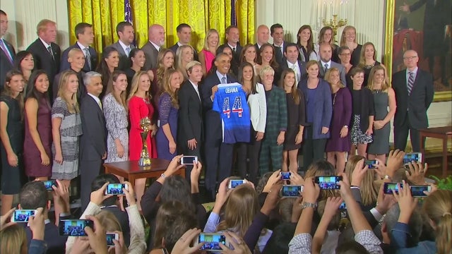 White House honors for US women's soccer World Cup champions