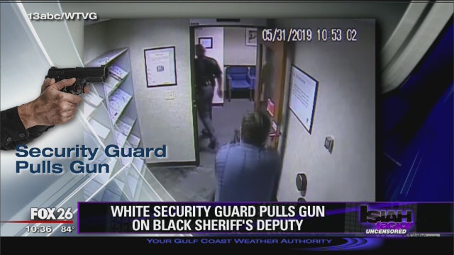 Security guard pleads not guilty after pulling gun on sheriff's deputy