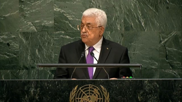 Palestine state flag flies at United Nations