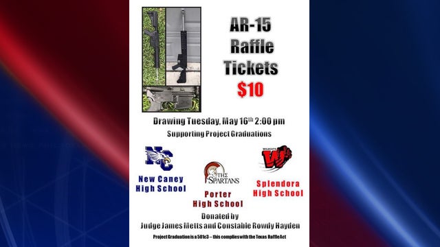 Two AR-15s being raffled for New Caney ISD, Splendora HS Project Graduations