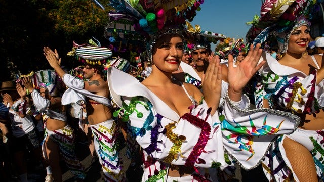Tens of thousands join gay pride parades around the world