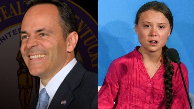Kentucky governor says teen climate activist 'ill-informed'