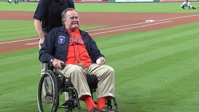 Houston sports tributes to President George H.W. Bush