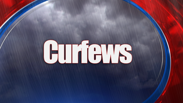 Houston-area cities with curfews in effect due to Harvey flooding