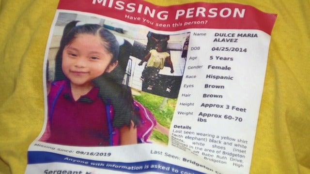Missing 5-year-old Dulce Maria Alavez placed on FBI's Most Wanted list
