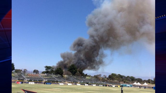 Brush fire breaks out near Cowboys facility in Oxnard