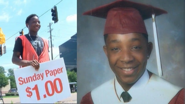 High school student pays for college by selling papers