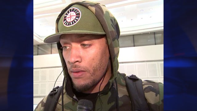 Michael Beasley arrived in Houston to sign with the Rockets