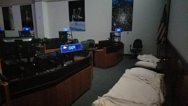 Amid Harvey, NASA crew guides ISS from Mission Control Houston