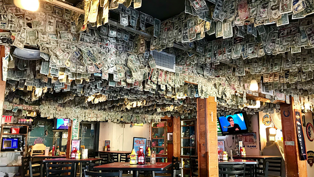 Sarasota bar with nearly $15,000 stuck to walls donates money for hurricane victims in Bahamas