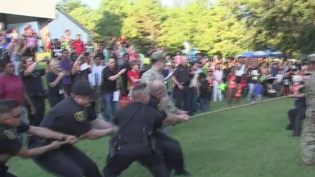 Deputies, police and community members gather for National Night Out