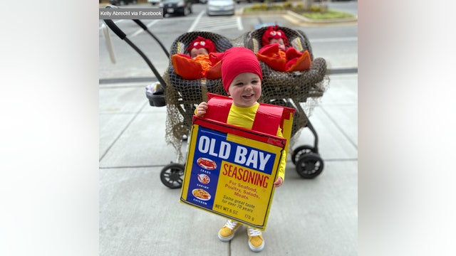 Old Bay and twin crustaceans win Halloween with cute costumes