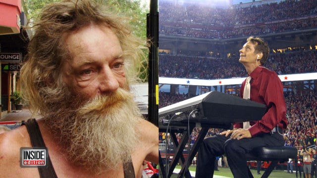 Homeless veteran plays national anthem at NFL game