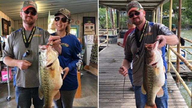Couple catches record setting fish with McNugget as bait