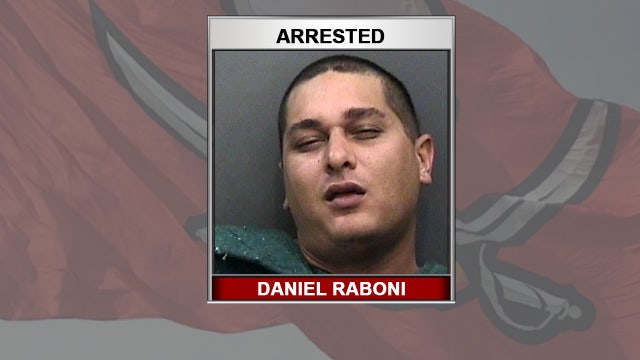 Police: Giants fan torched Bucs' giant flag