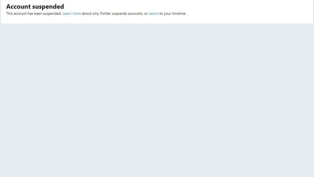 Official Houston Rockets' Twitter account suspended