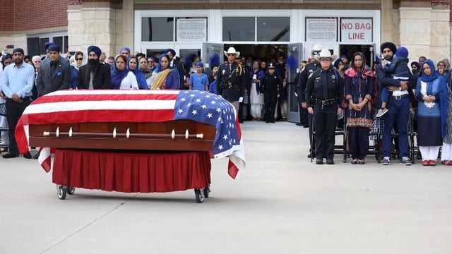 Public funeral services held for fallen Harris County Deputy Sandeep Dhaliwal