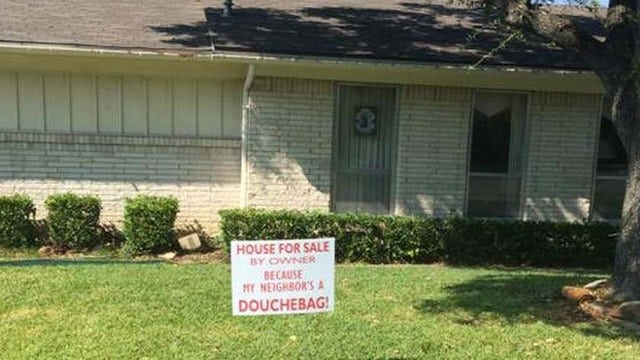 Homeowners with controversial sign go to court