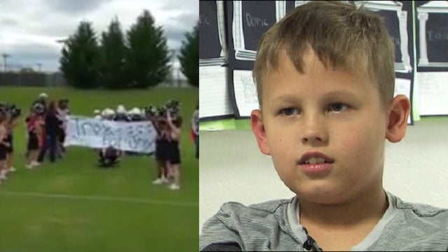 Floyd County Boy Who Needs Prosthetic Legs Drafted by Coosa Eagles