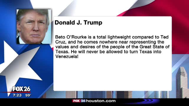 Trump's Tweet of the Week - The Texas Senate race - What's Your Point