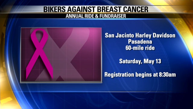 Bikers Against Breast Cancer ride on May 13