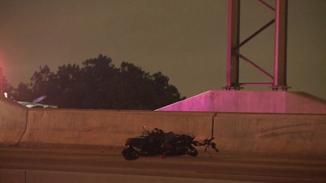 Motorcycle rider dies in wrong-way crash