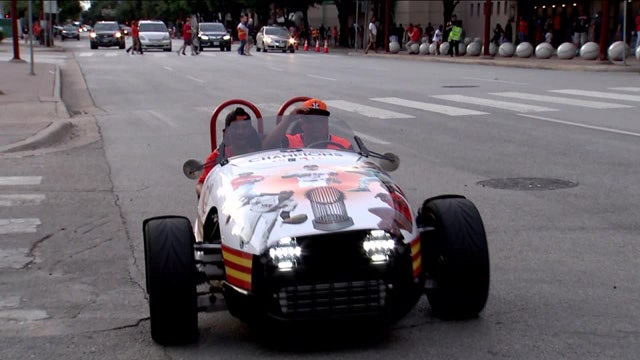 Bayou City Buzz - a ride in the Houston Astros car