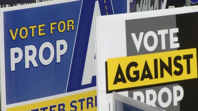 Early voters share opinions on Propositions A & B