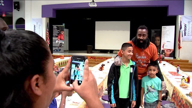 Bayou City Buzz - James Harden provides feast to families