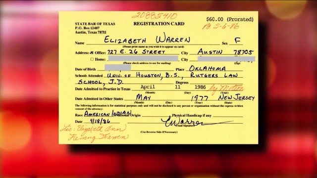 FOX Faceoff - Elizabeth Warren's literal race card