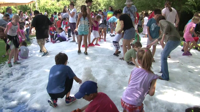 Houston Zoo hosts annual Snow Day