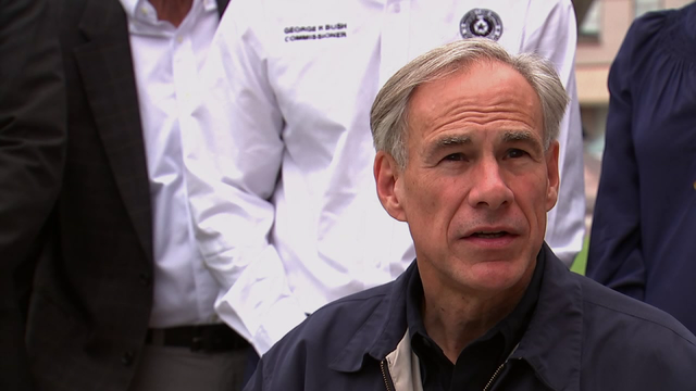 Governor Greg Abbott tours areas hit by Hurricane Harvey