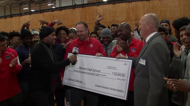 Greater Houston Honda Dealers Player of the Year - Manvel HS defense