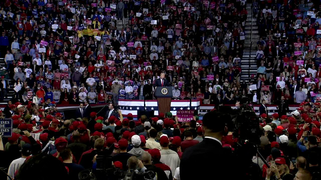 President Trump rallies for Senator Ted Cruz in Houston
