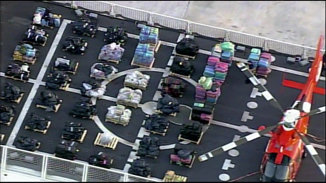 Coast Guard offloads $350M worth of cocaine, marijuana in South Florida