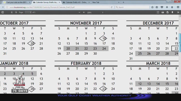 Hisd Wants Community To Vote On Week Long Thanksgiving Break